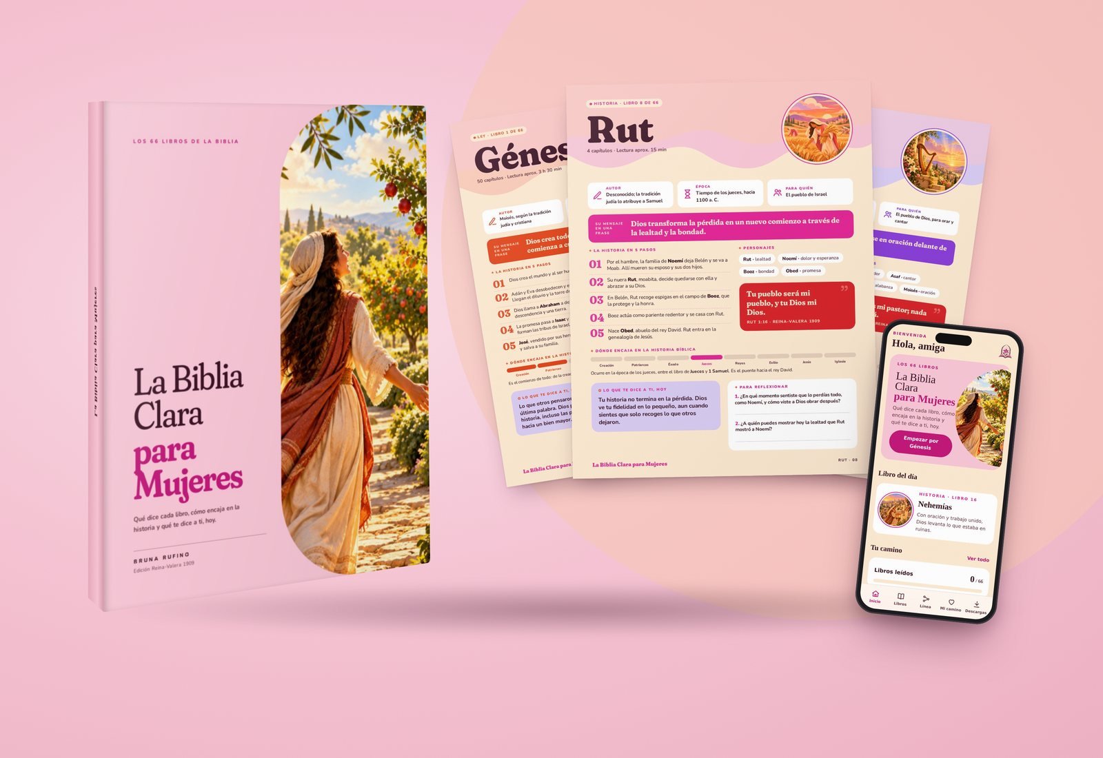 La Biblia Clara para Mujeres: libro, páginas y app